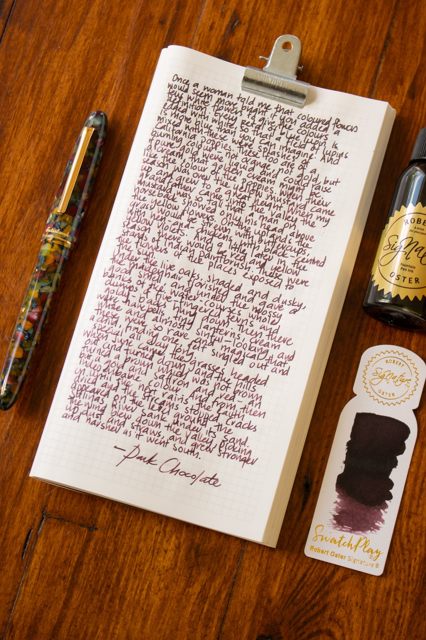 Fountain Pen Ink: Dark Chocolate