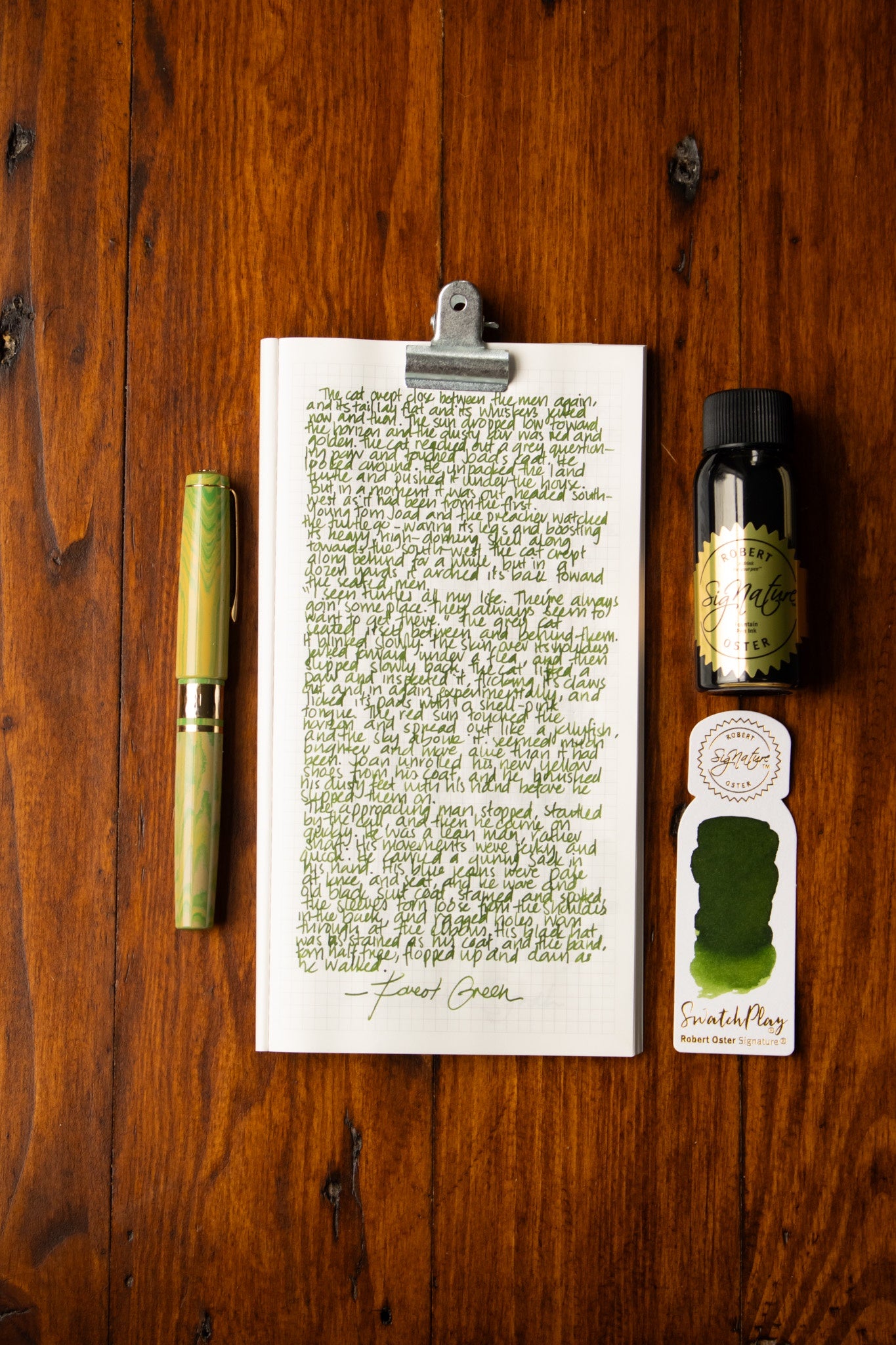 Fountain Pen Ink: Forest Green