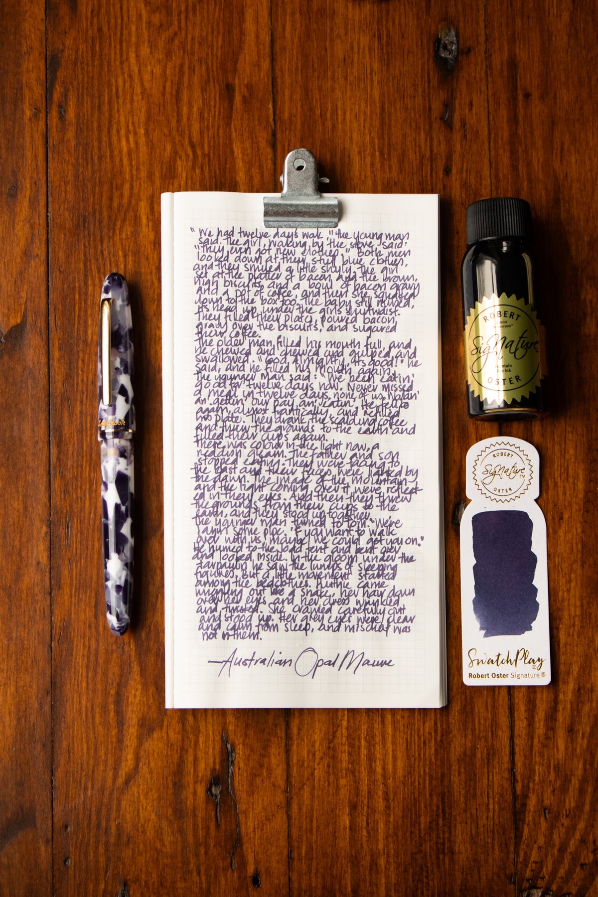 Fountain Pen Ink: Opal Mauve