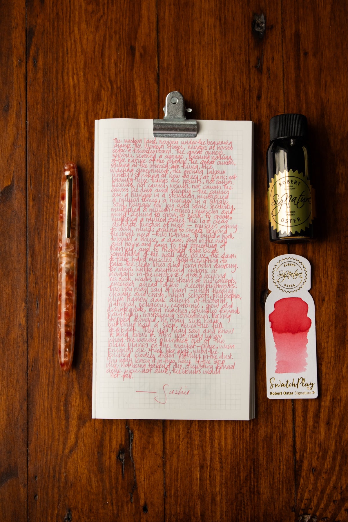 Fountain Pen Ink: Sushi