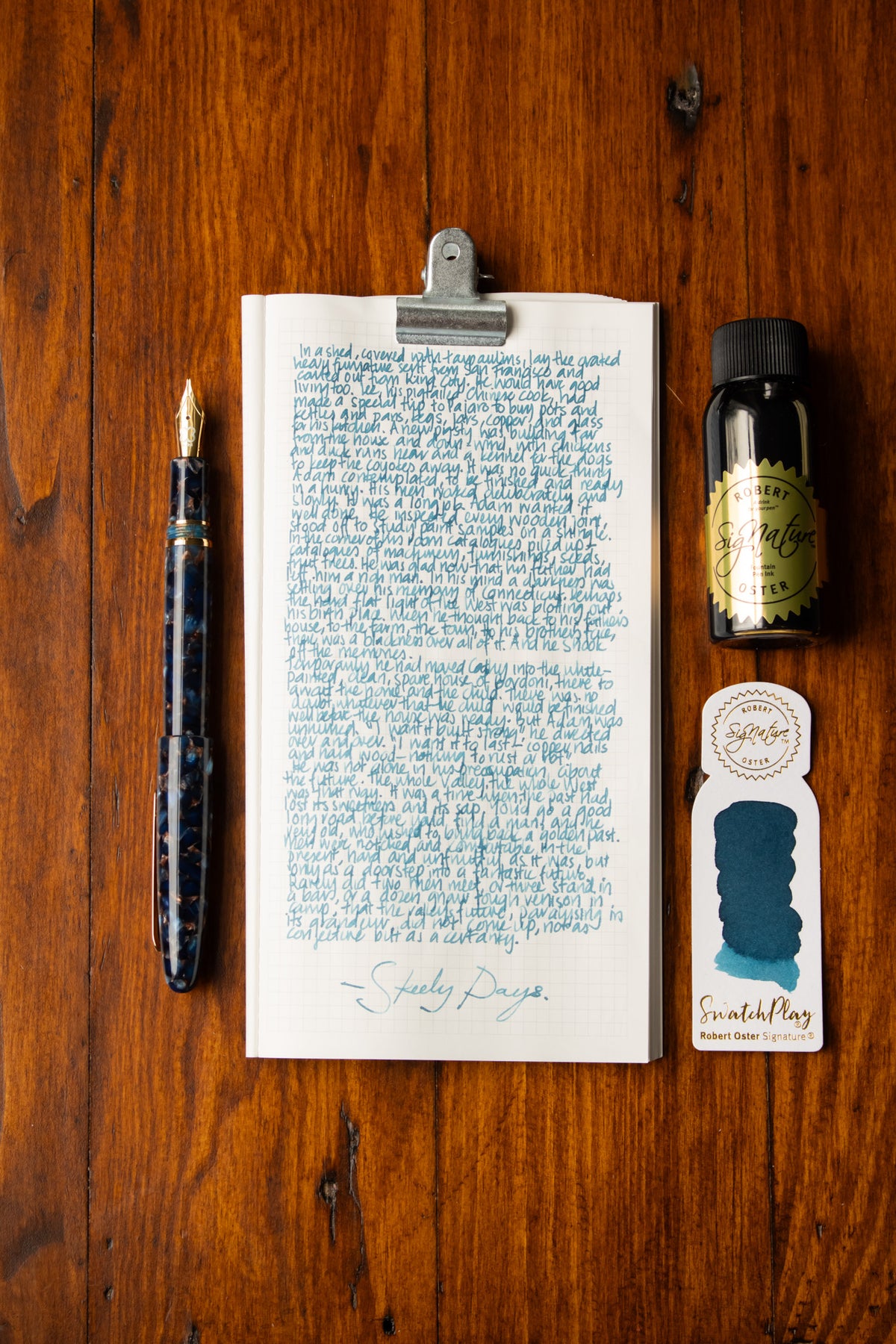 Fountain Pen Ink: Steely Days