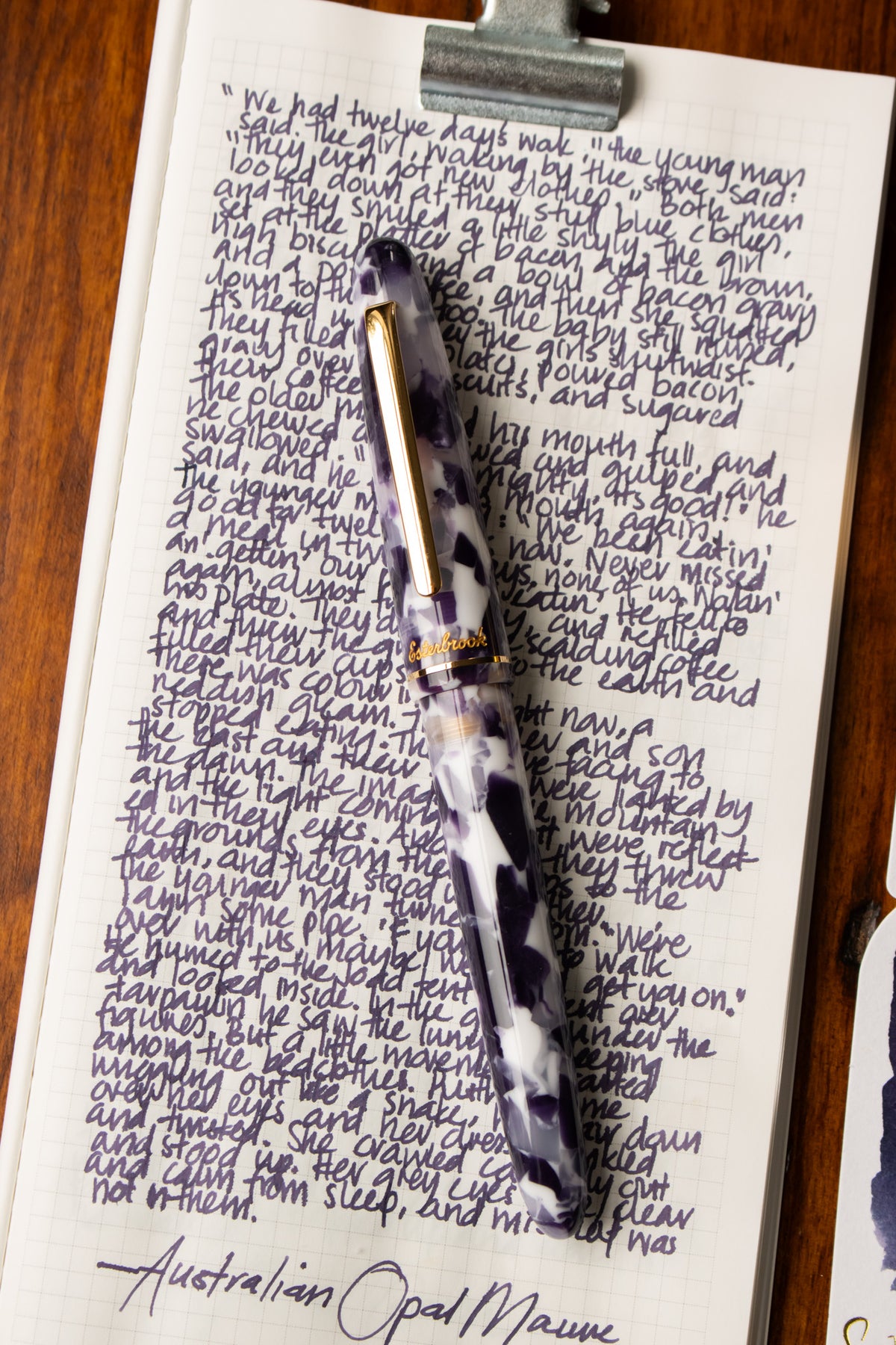 Fountain Pen Ink: Opal Mauve