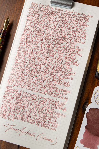 Fountain Pen Ink:  Terra Australis Shake'N'Shimmy