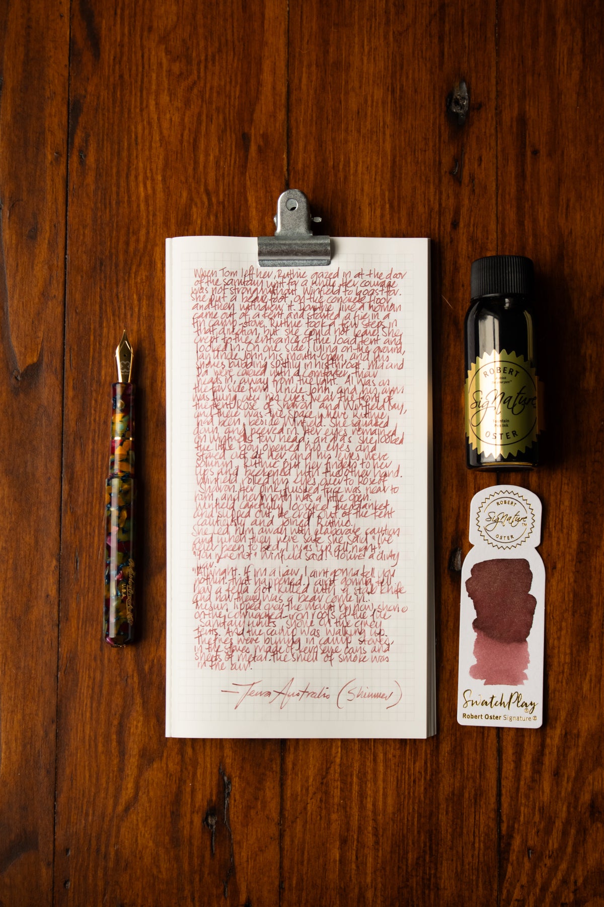 Fountain Pen Ink:  Terra Australis Shake'N'Shimmy