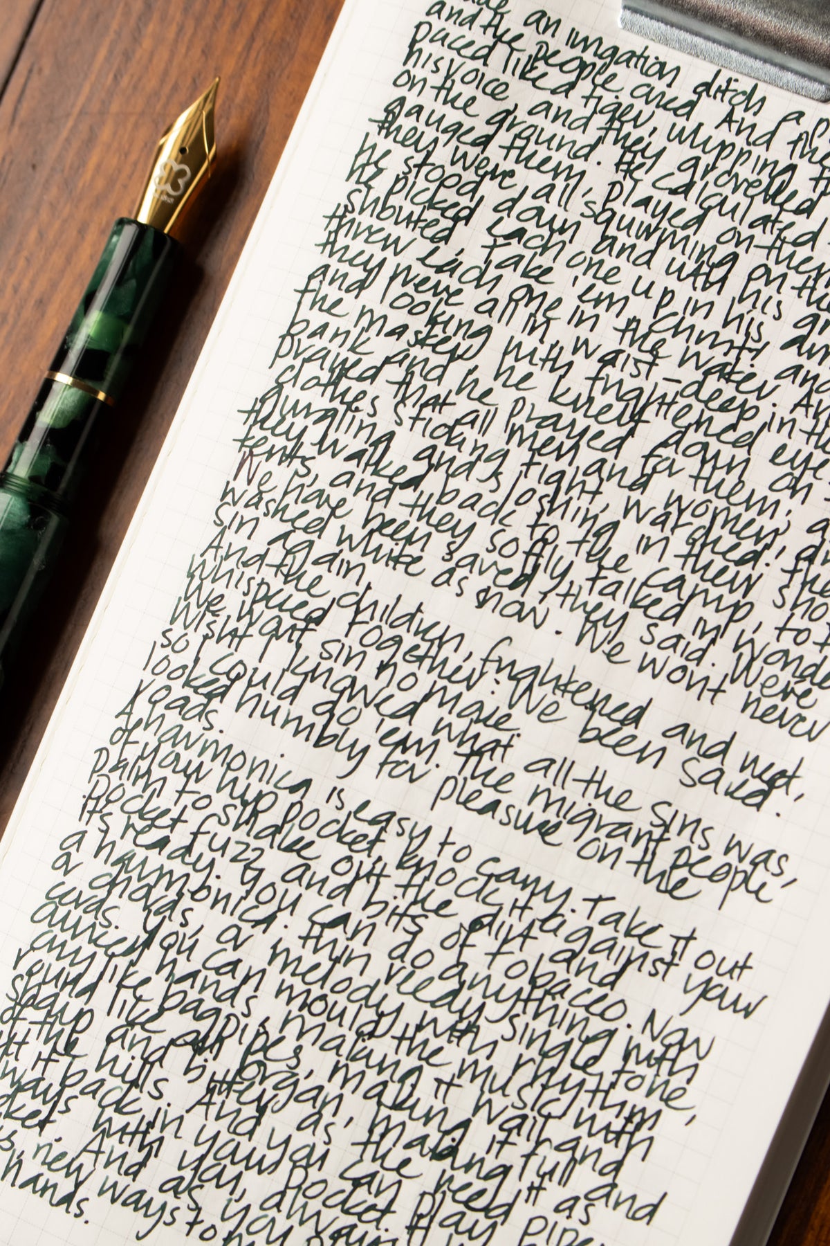 Fountain Pen Ink: Green At Night