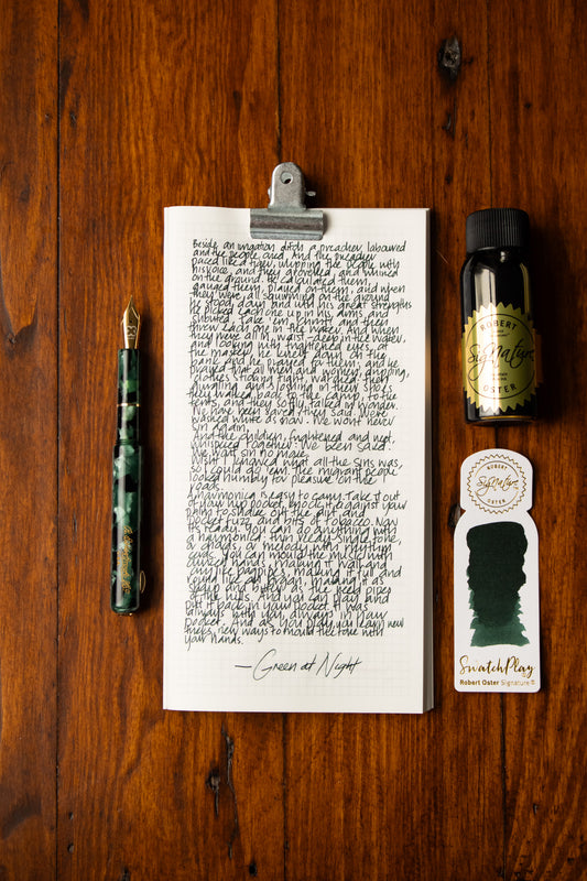 Fountain Pen Ink: Green At Night