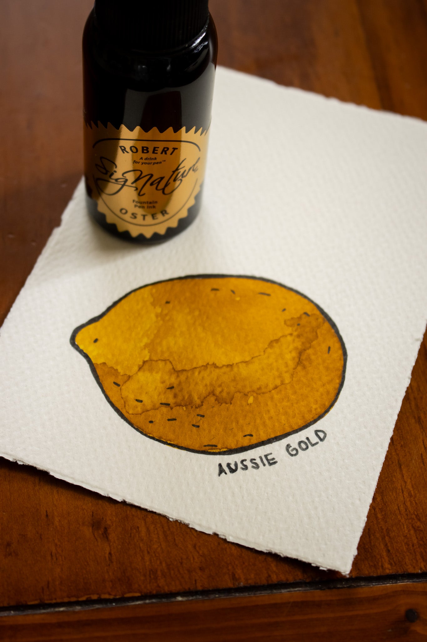 Fountain Pen Ink: Aussie Gold