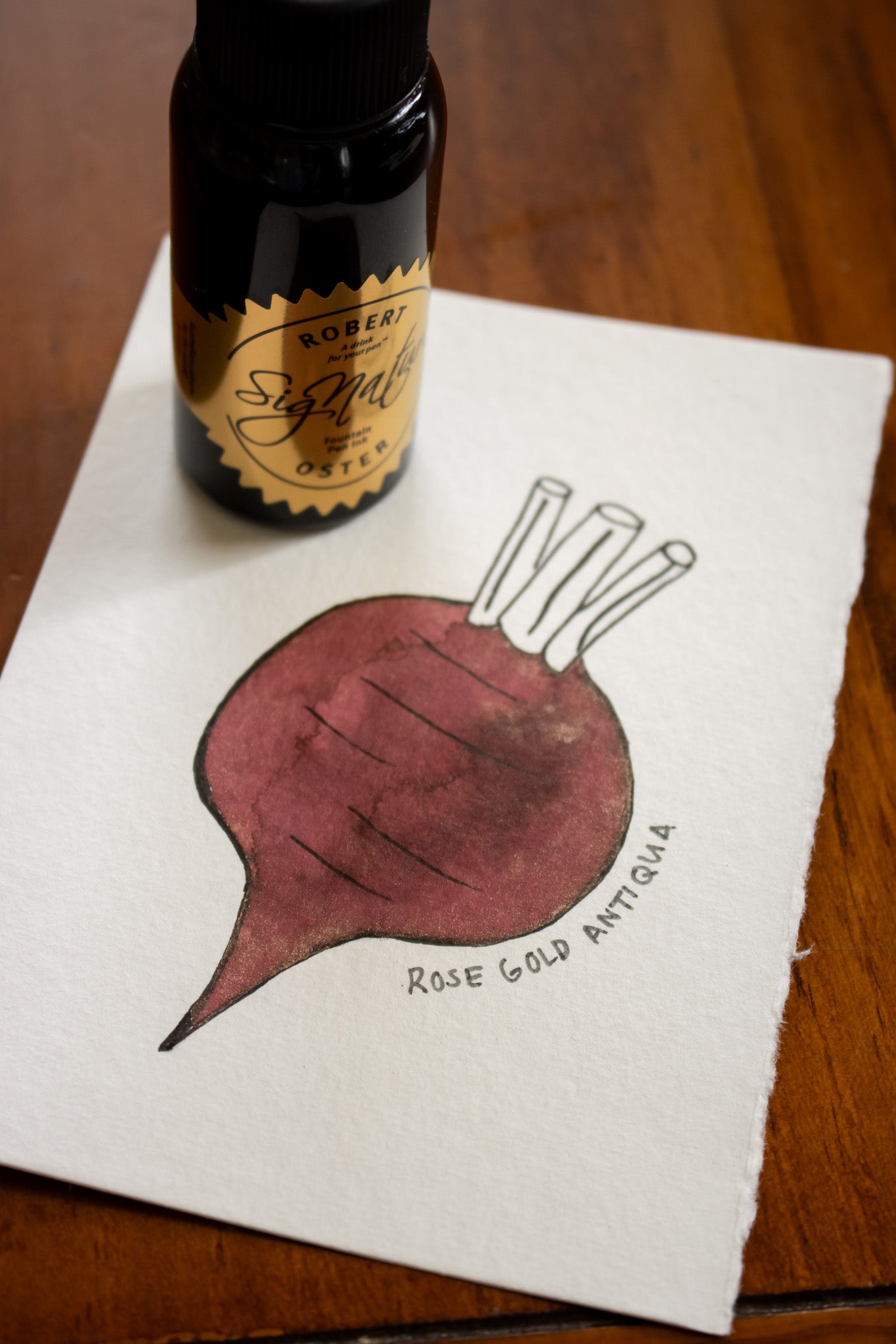 Fountain Pen Ink: Rose Gold Antiqua Shake’N’Shimmy