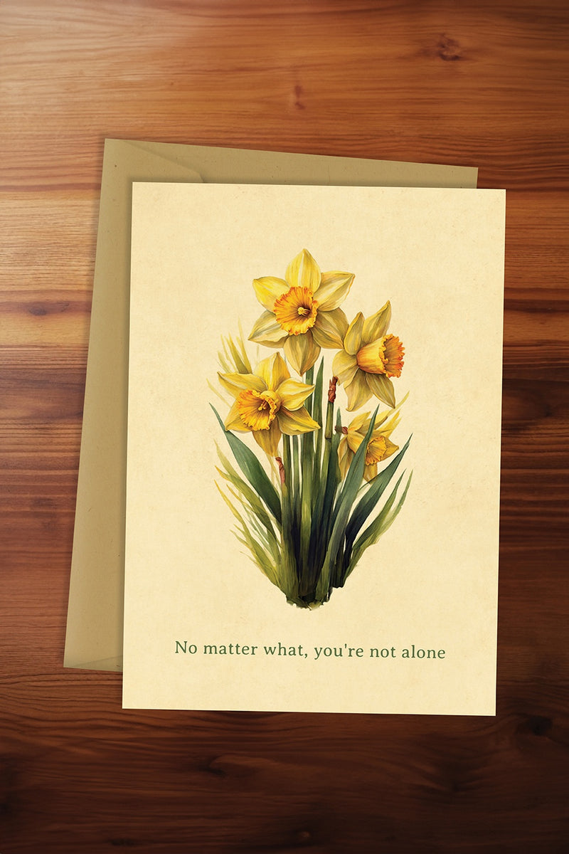 You’re Not Alone Daffodil Card