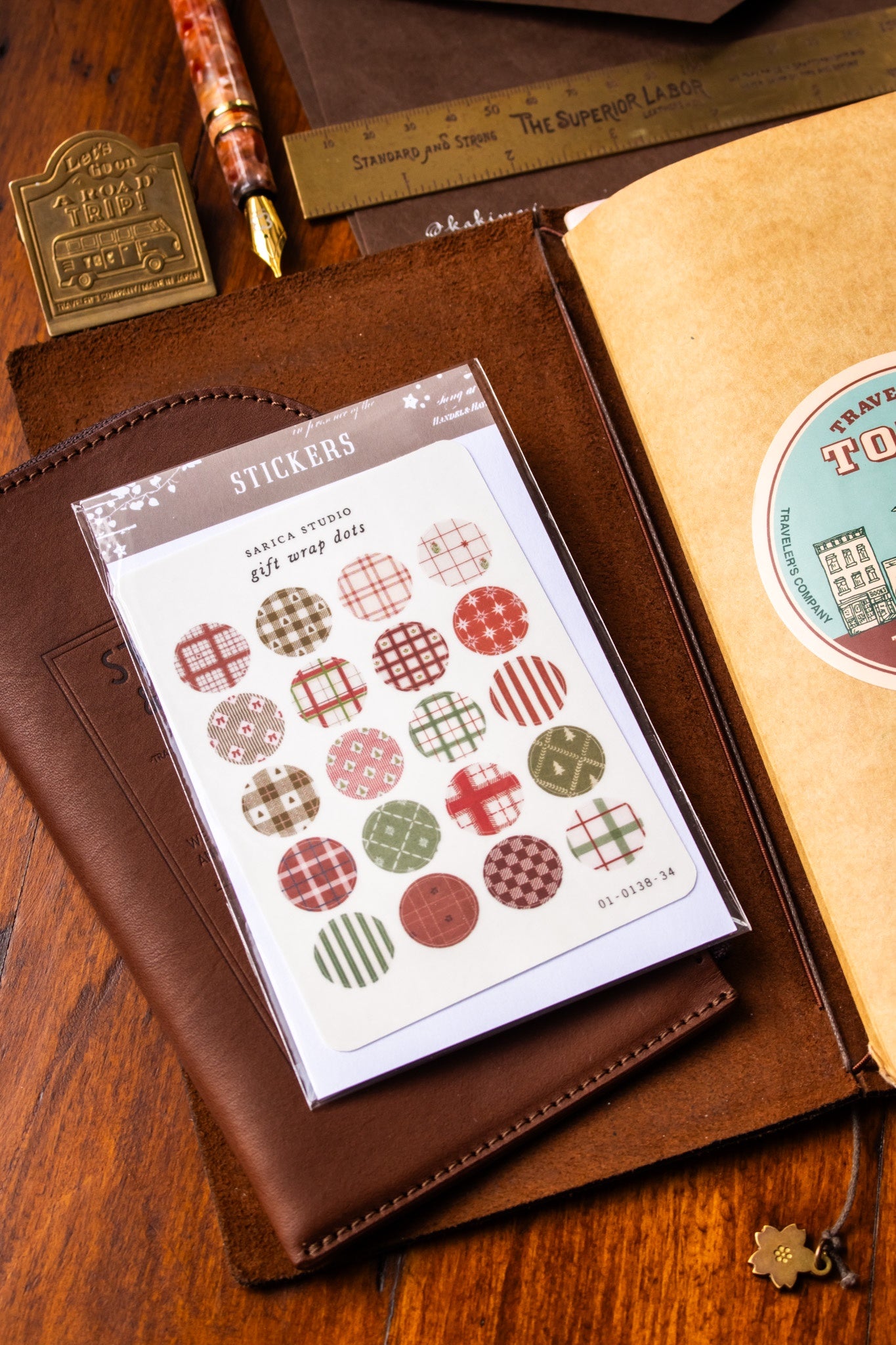 Gift Wrap Dots Sticker