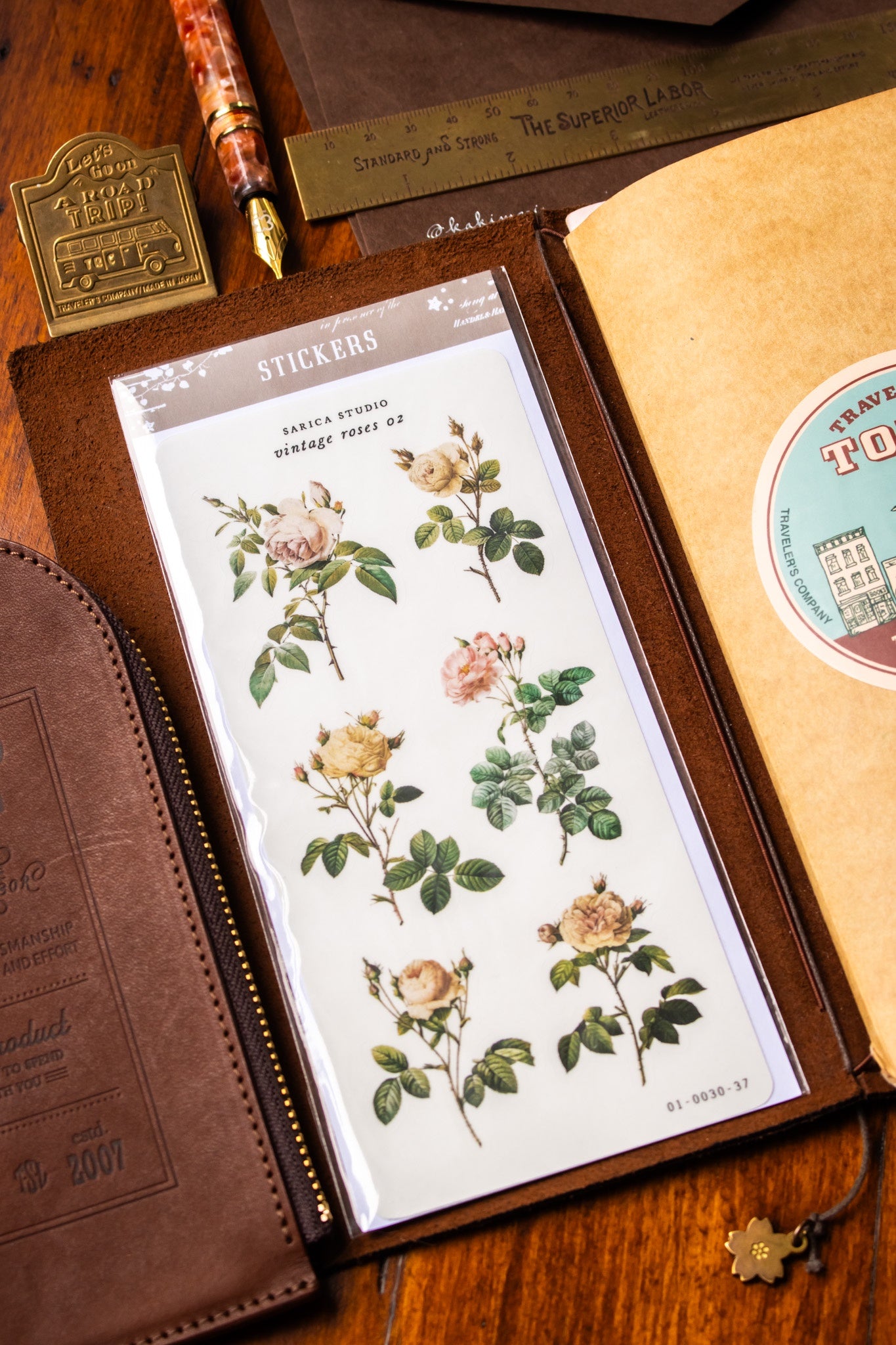 Vintage Roses (02) Stickers