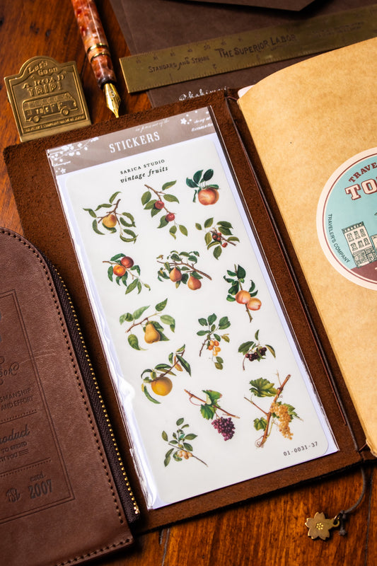Vintage Fruit Stickers