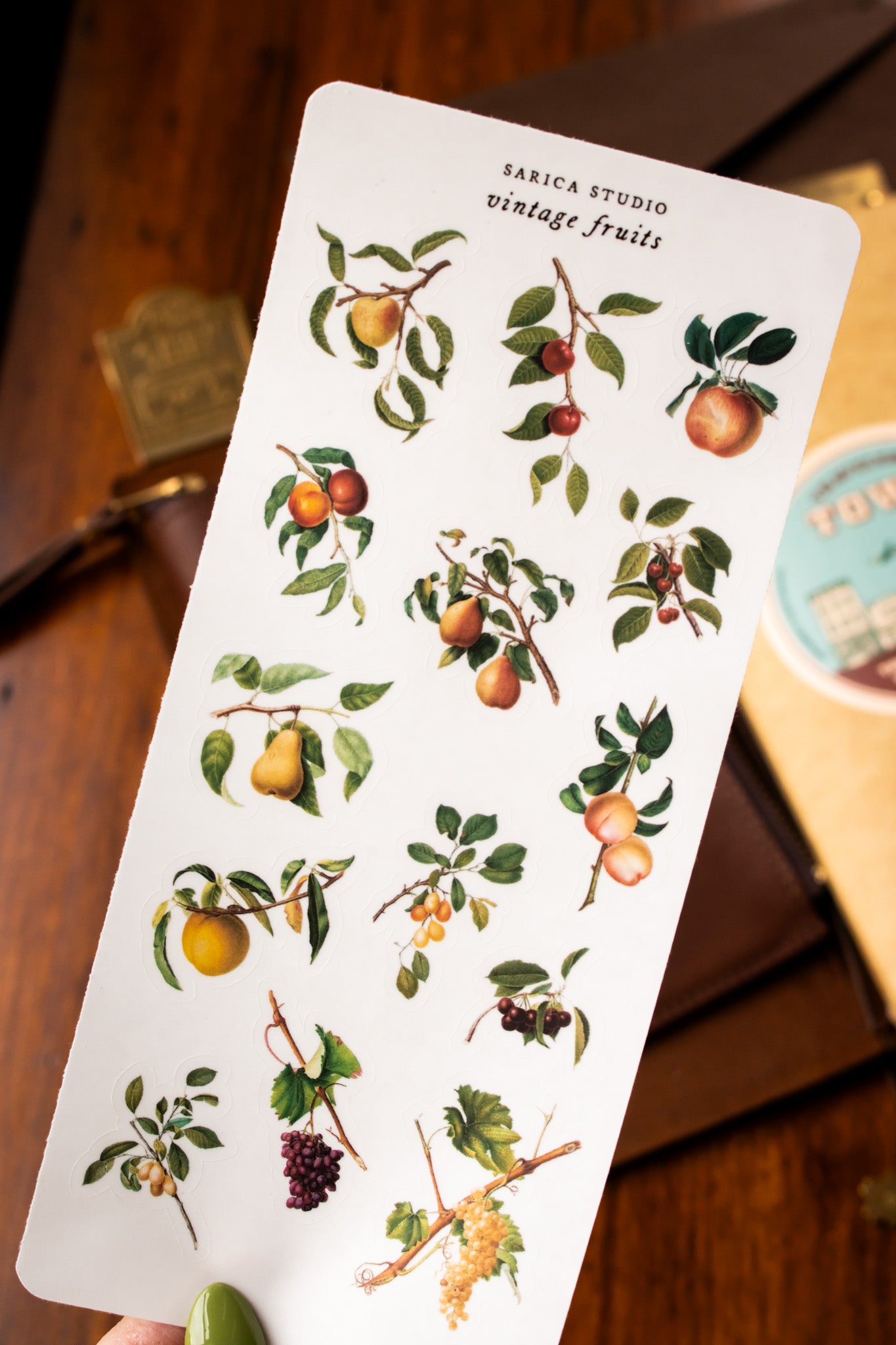 Vintage Fruit Stickers