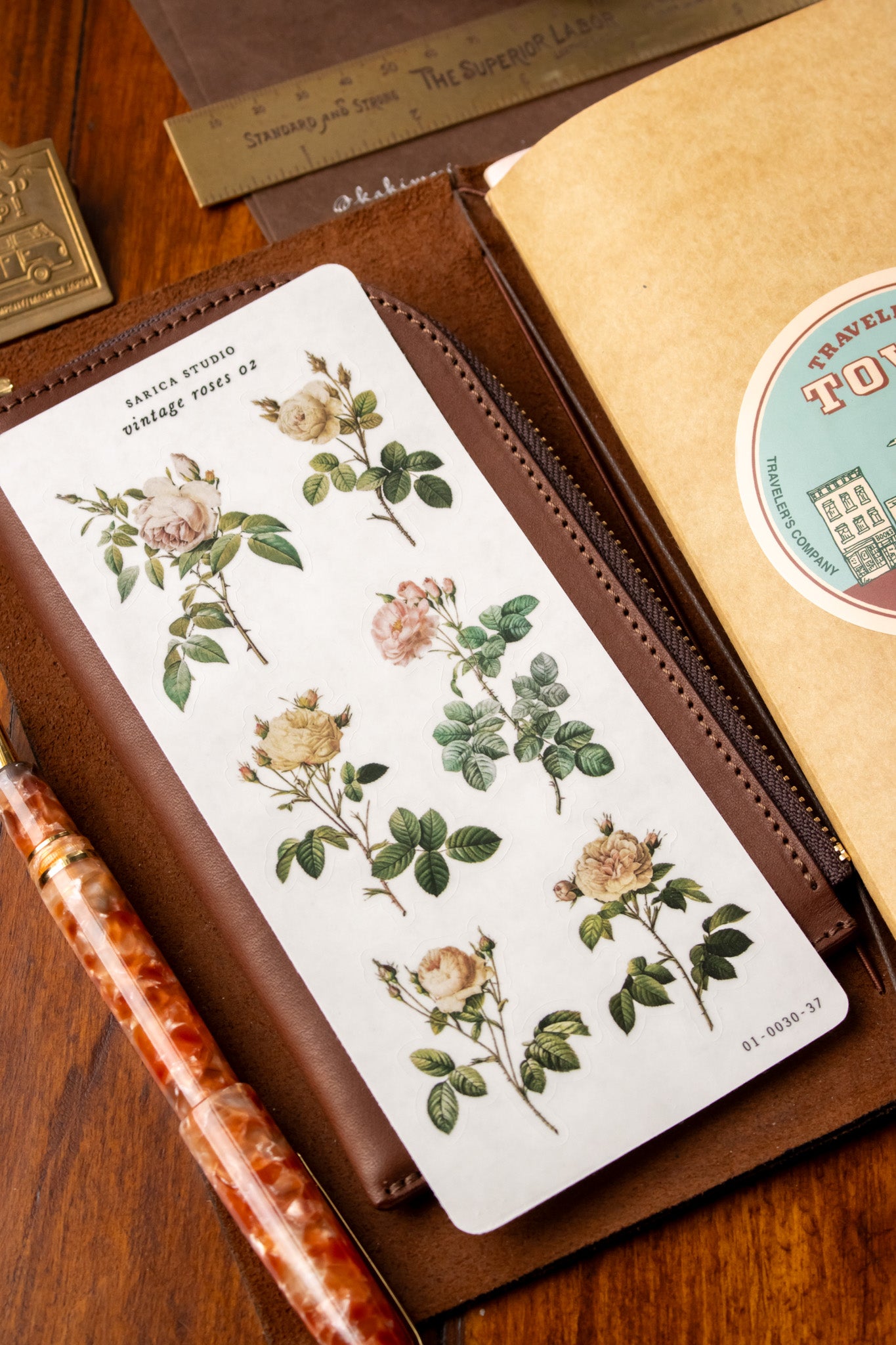 Vintage Roses (02) Stickers