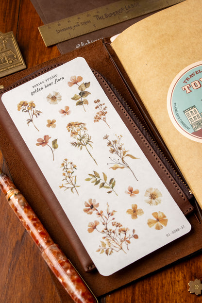Golden Hour Flora Stickers