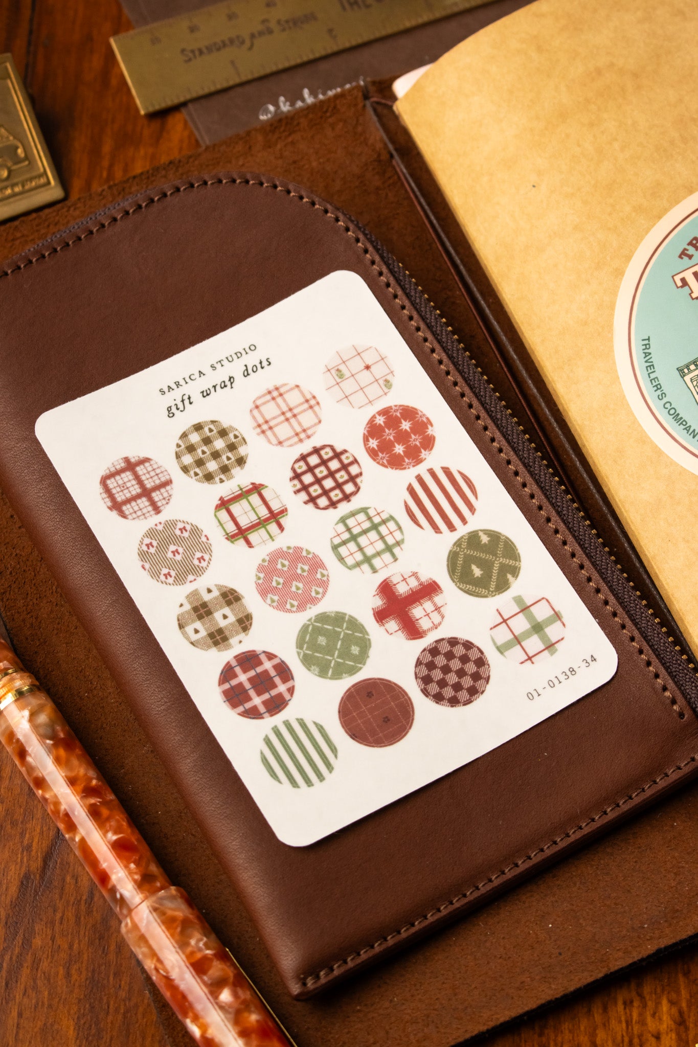Gift Wrap Dots Sticker