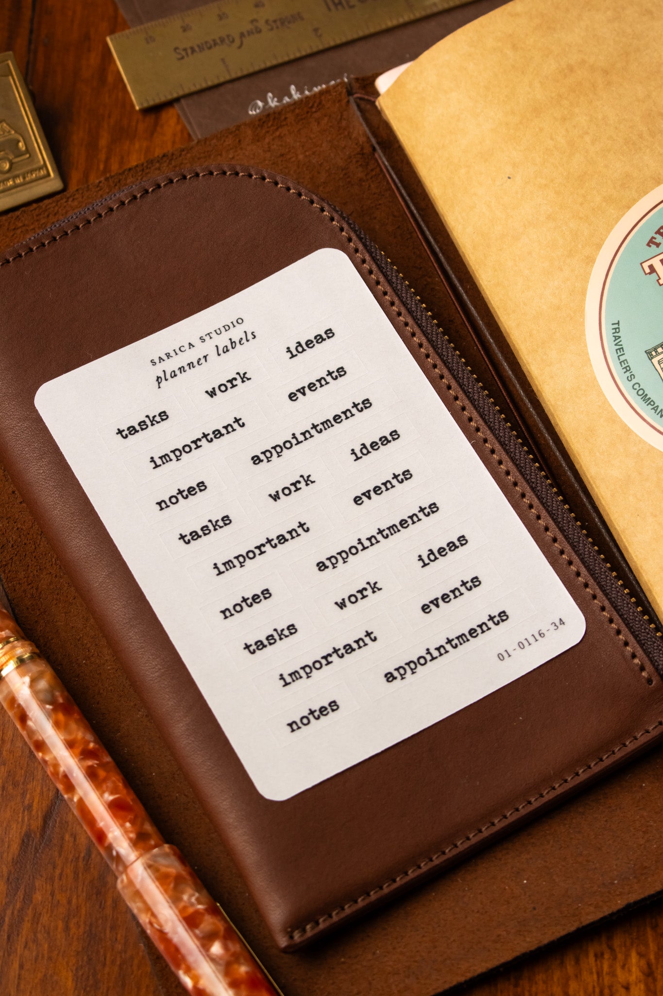 Clear Planner Label Stickers
