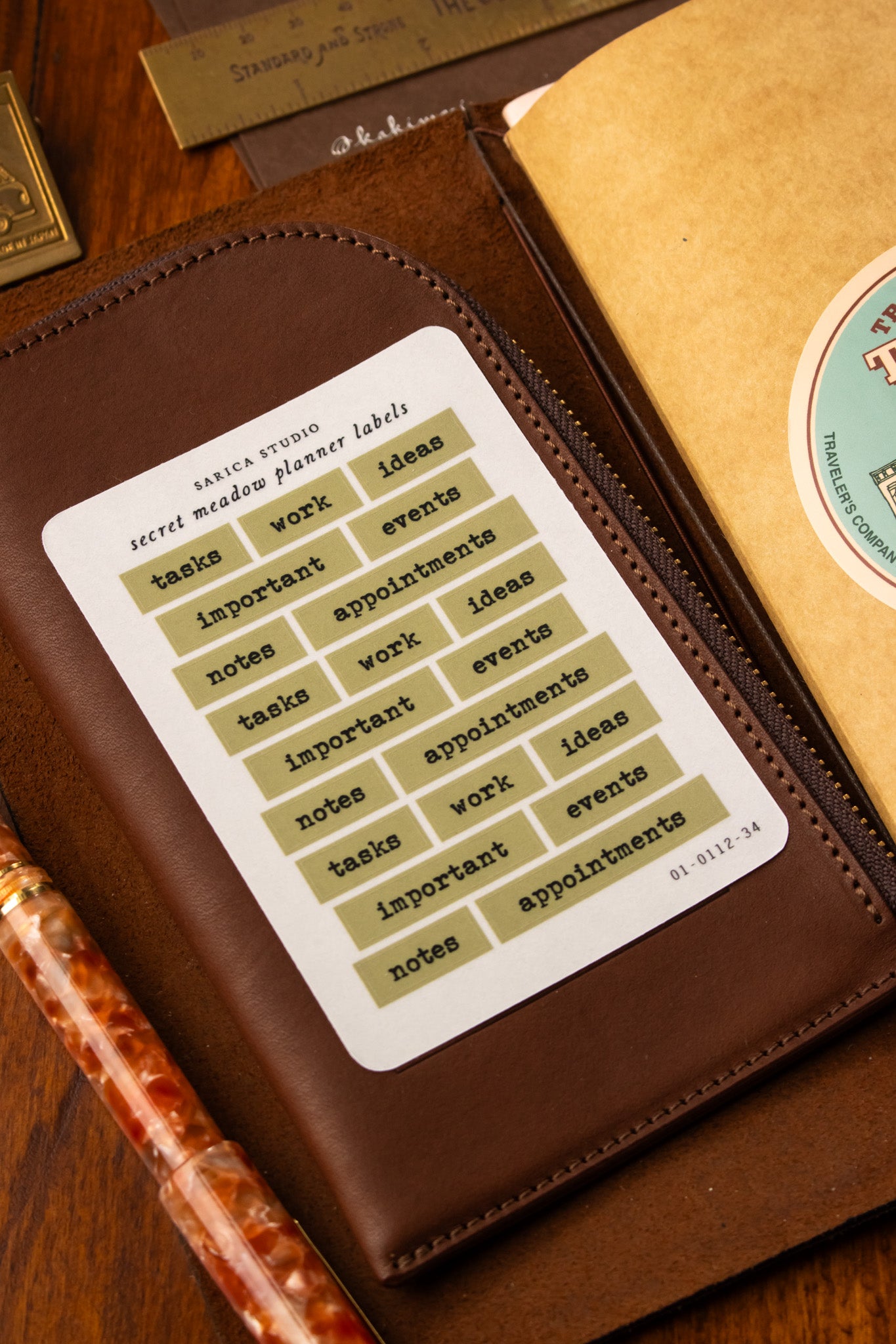 Secret Meadow Planner Label Stickers
