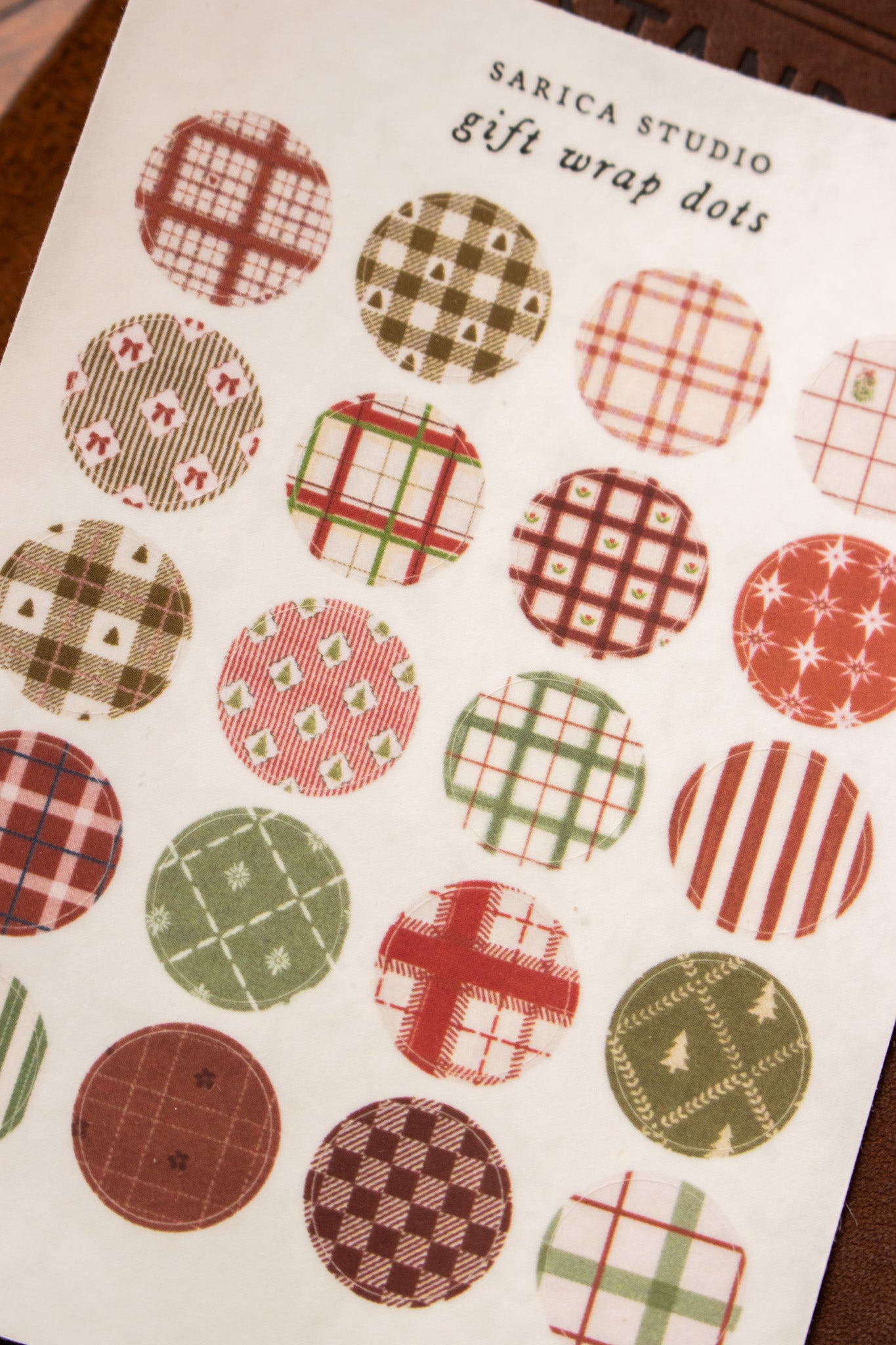 Gift Wrap Dots Sticker