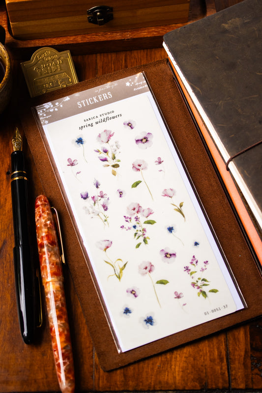 Spring Wildflower Stickers