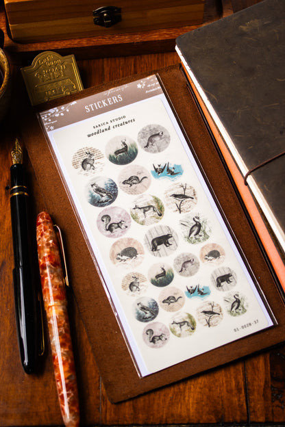 Woodland Creatures Stickers