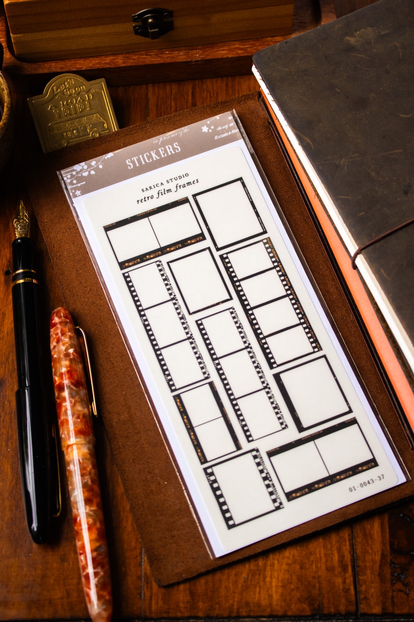 Retro Film Frames Stickers