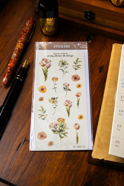 Spring Florals and Foliage Stickers