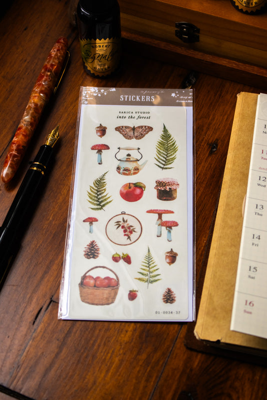 Into the Forest Cottagecore Stickers