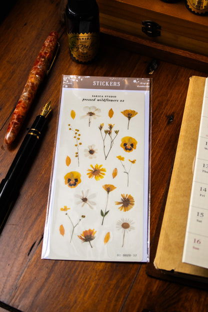 Pressed Wildflowers (02) Stickers