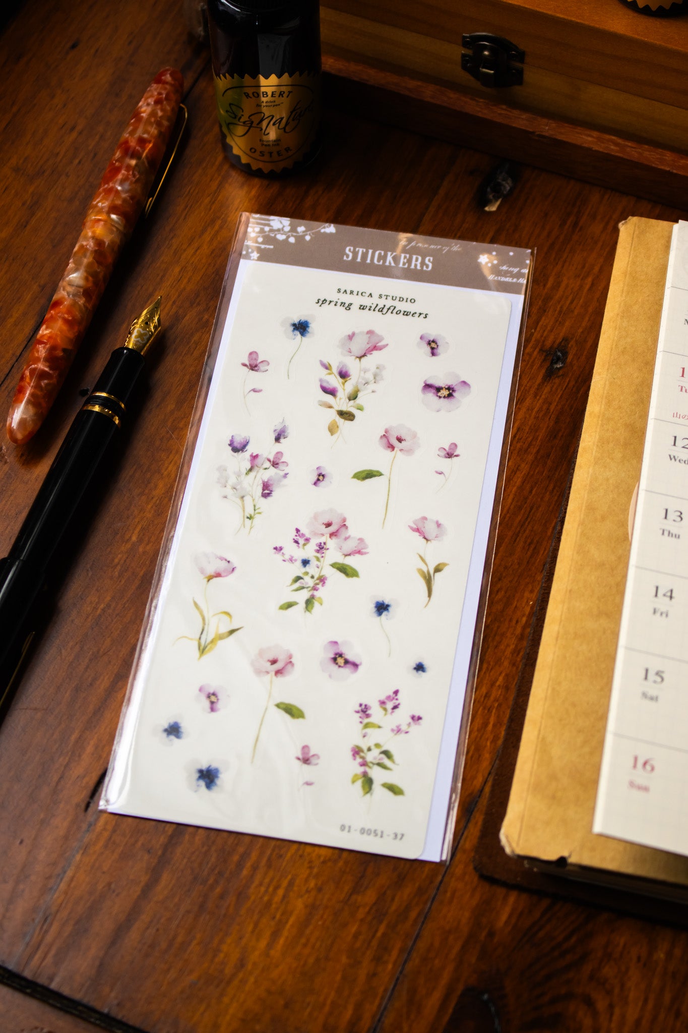Spring Wildflower Stickers
