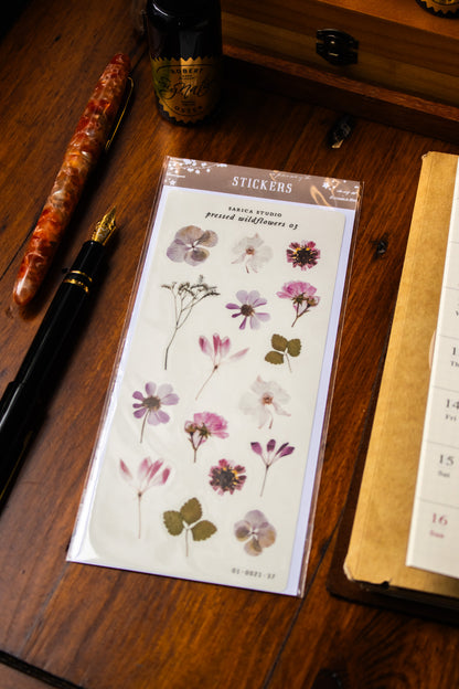 Pressed Wildflowers (03) Stickers