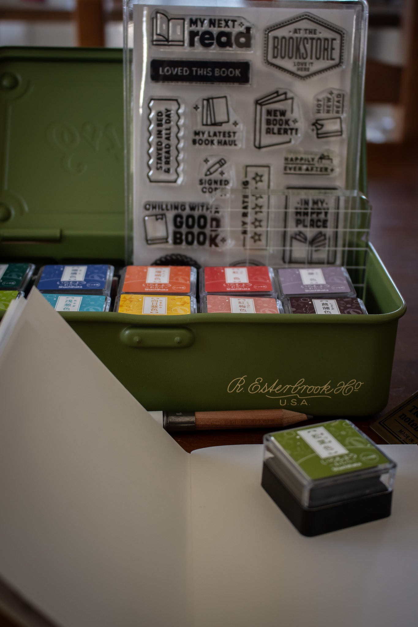 Stamp Pad - Moe / Lime Green