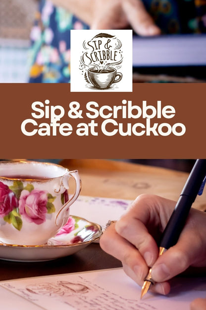 Sip & Scribble Cafe at Cuckoo