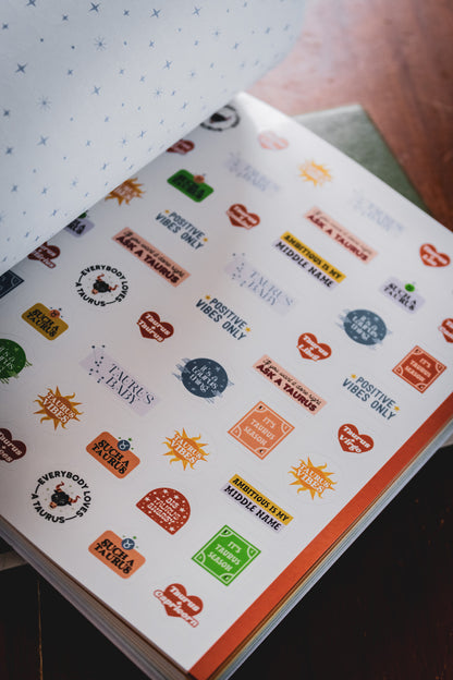 So. Many. Astrology Stickers.