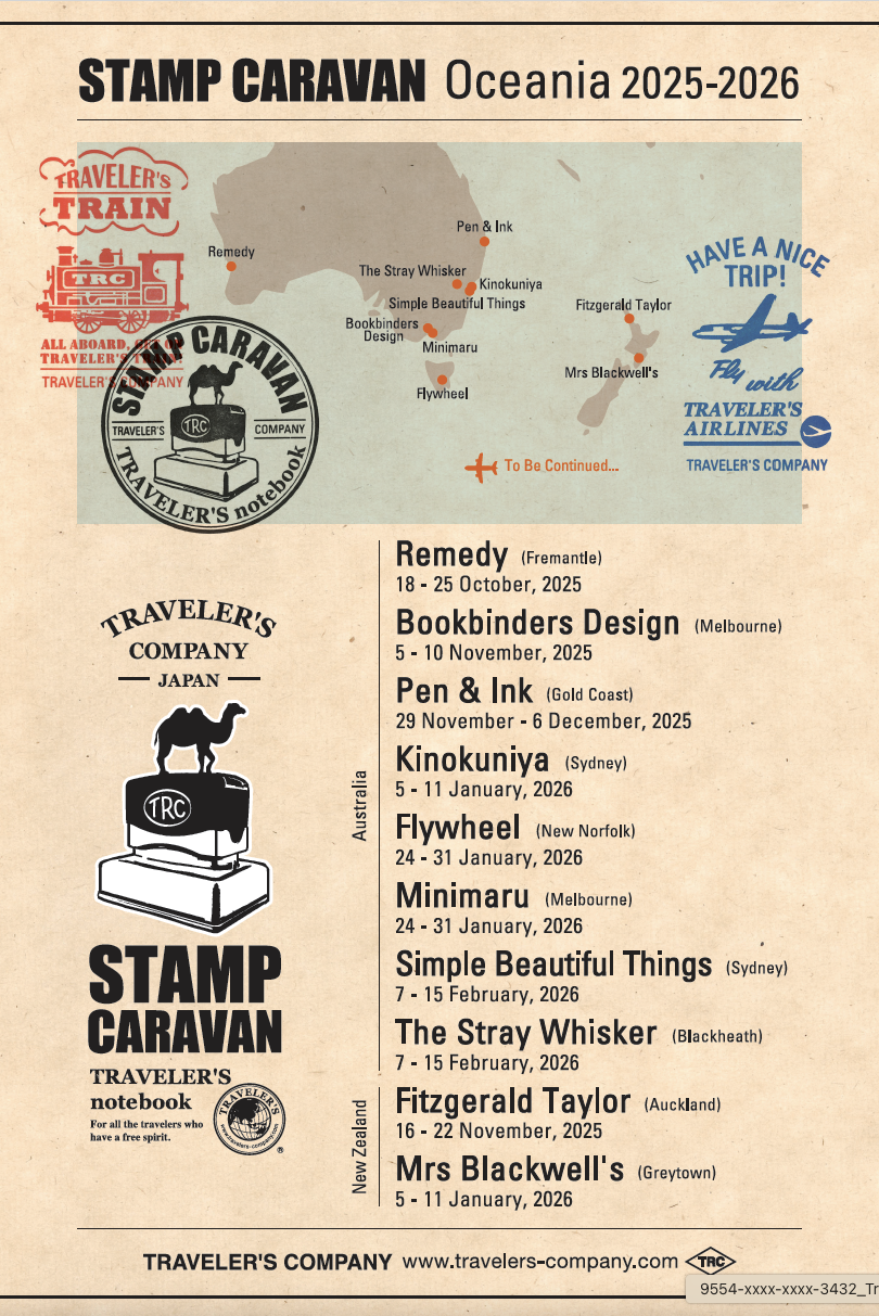EVENT: Traveler's Company Stamp Caravan