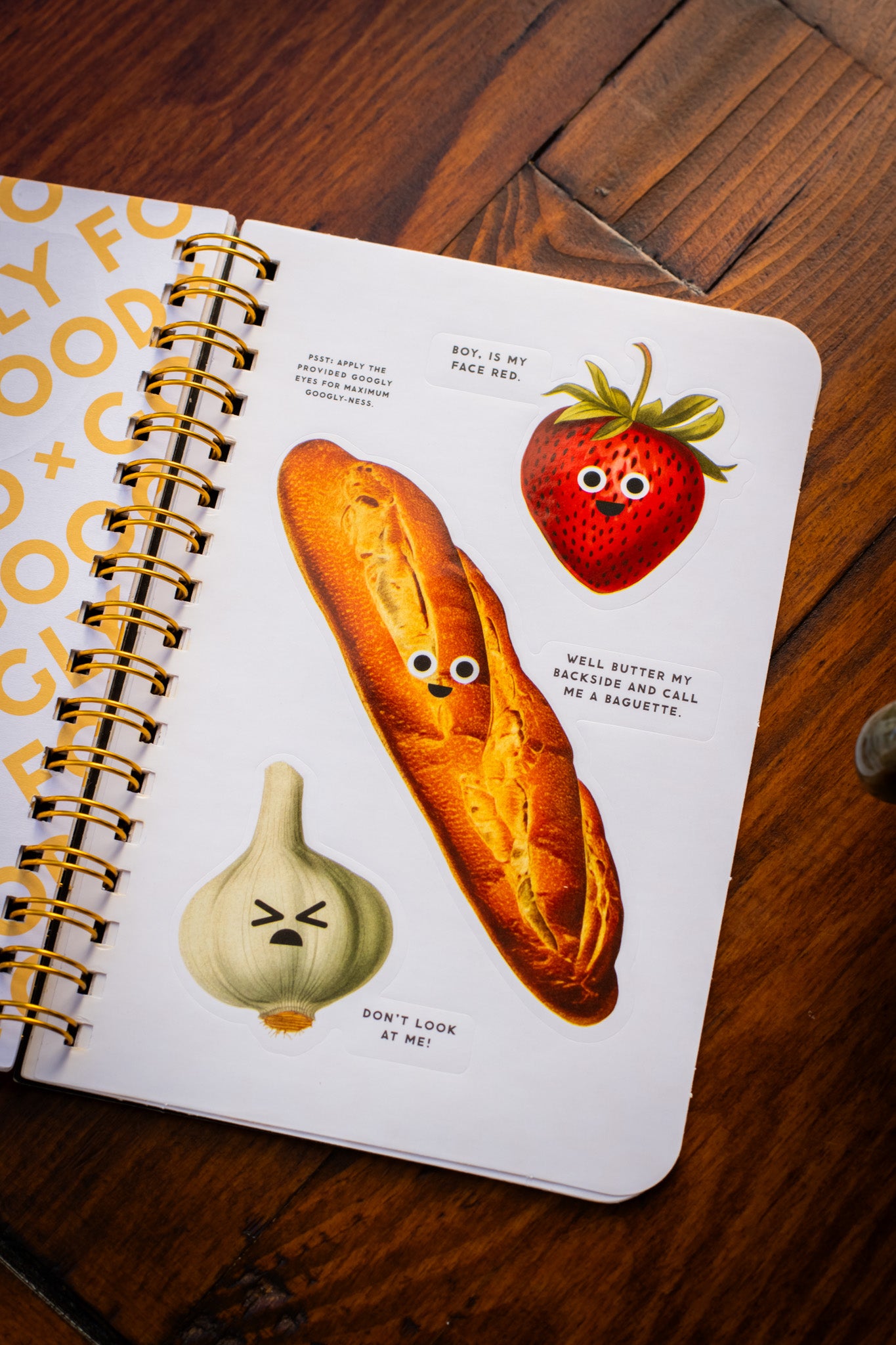 Googly Food Sticker Book