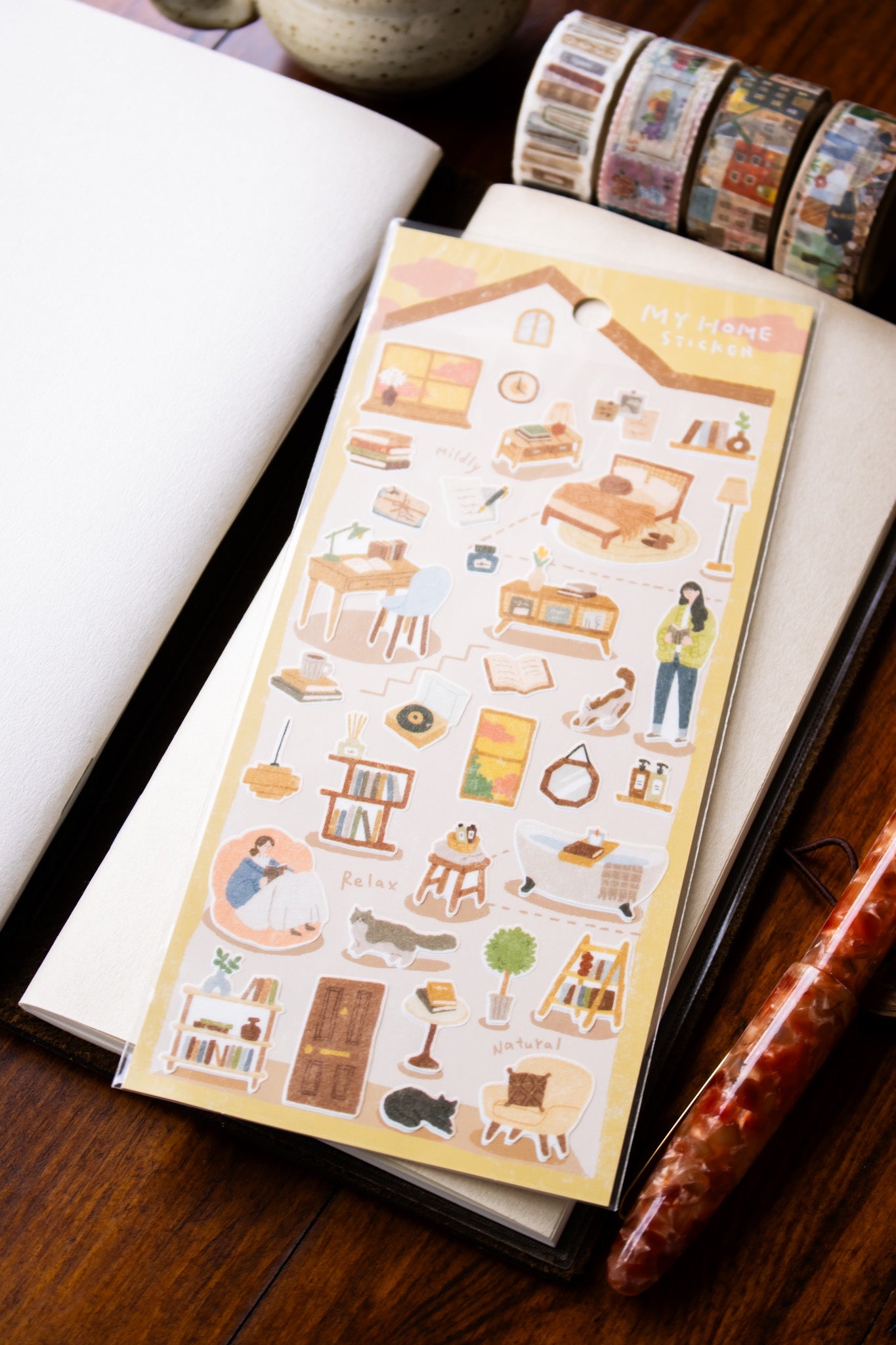 My Home Sticker - Reading Time