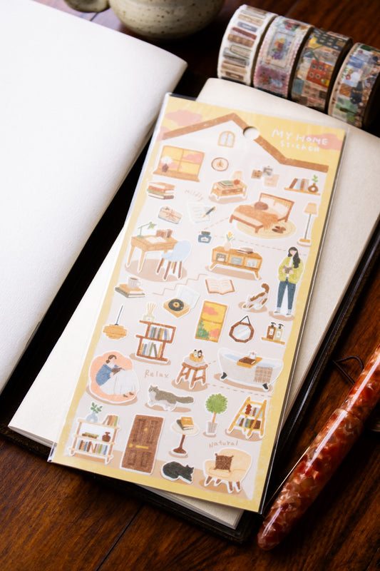 My Home Sticker - Reading Time