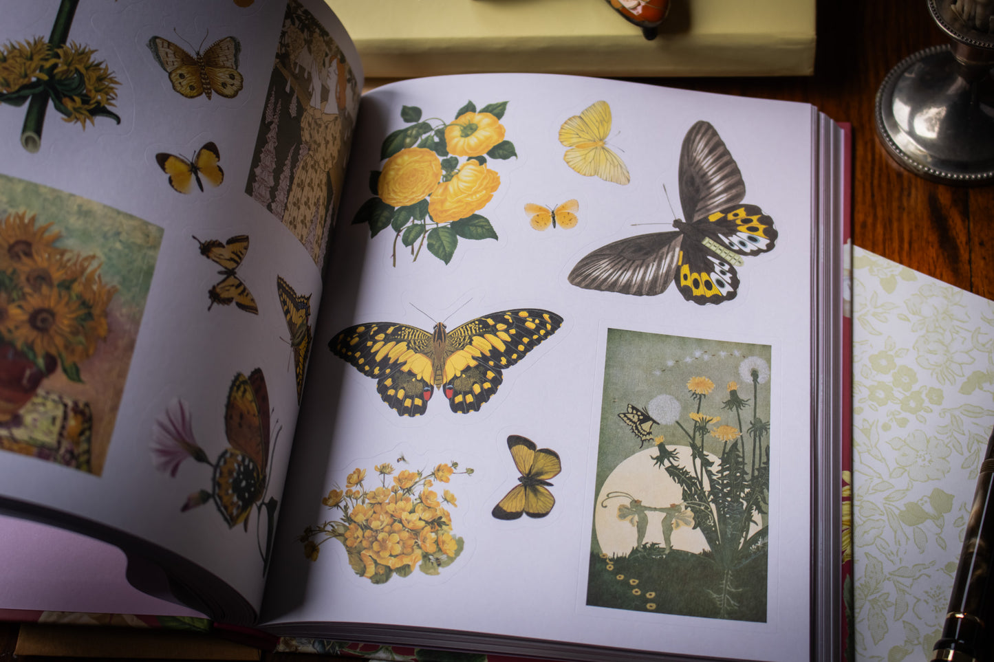 Sticker Treasury of Blooms and Butterflies