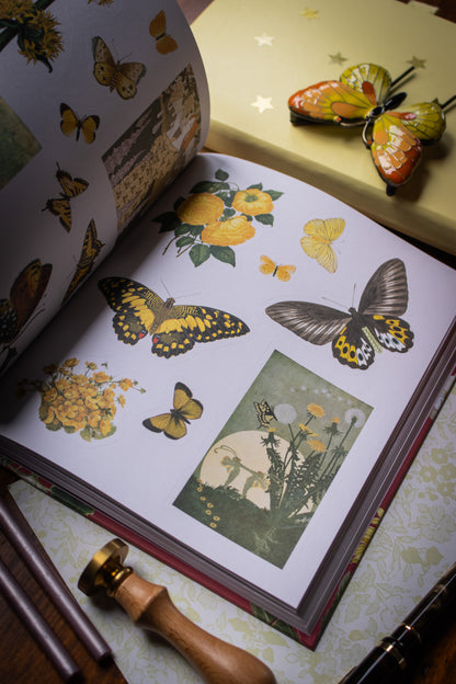 Sticker Treasury of Blooms and Butterflies
