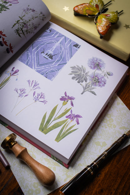 Sticker Treasury of Blooms and Butterflies