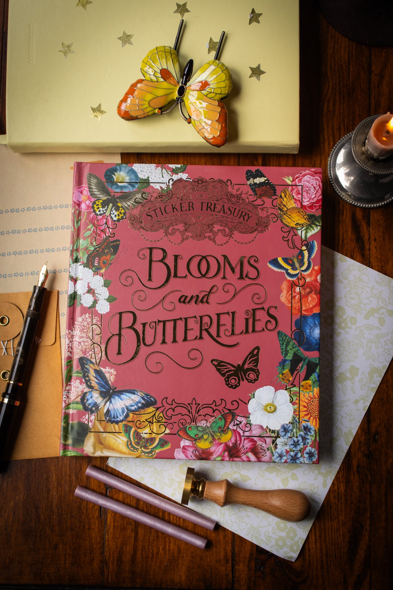 Sticker Treasury of Blooms and Butterflies