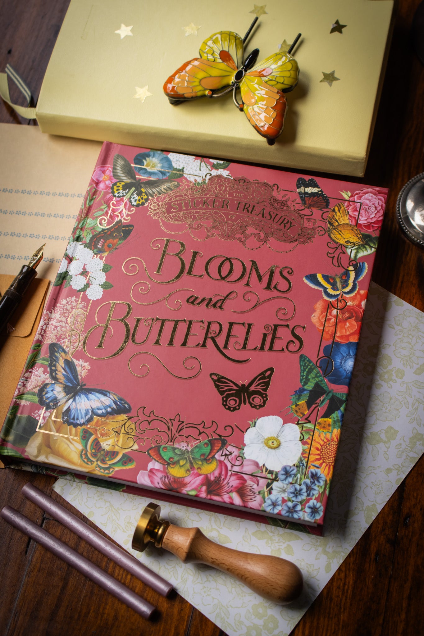 Sticker Treasury of Blooms and Butterflies