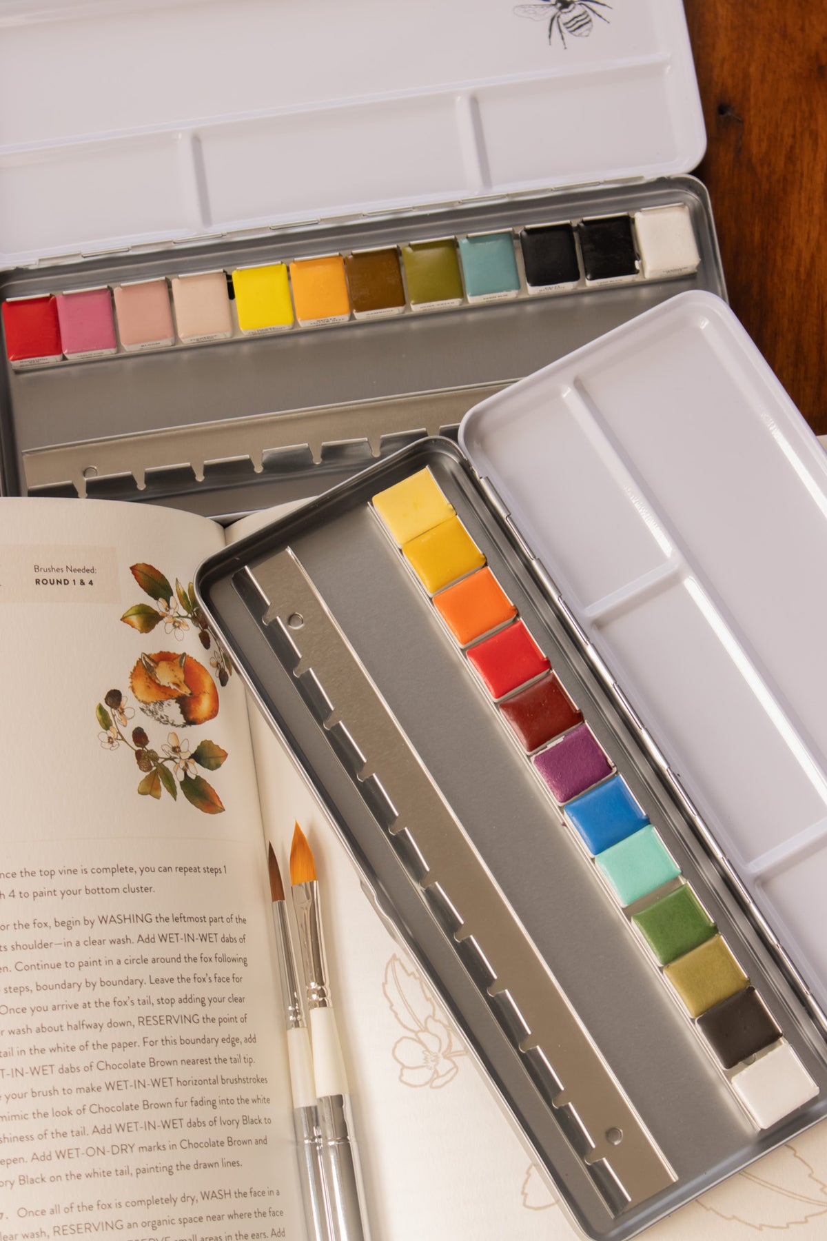 Mint Gardener - Gouache Palette (12)