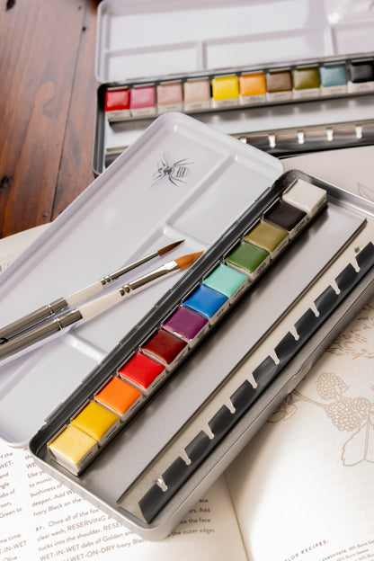 Mint Gardener - Gouache Palette (12)