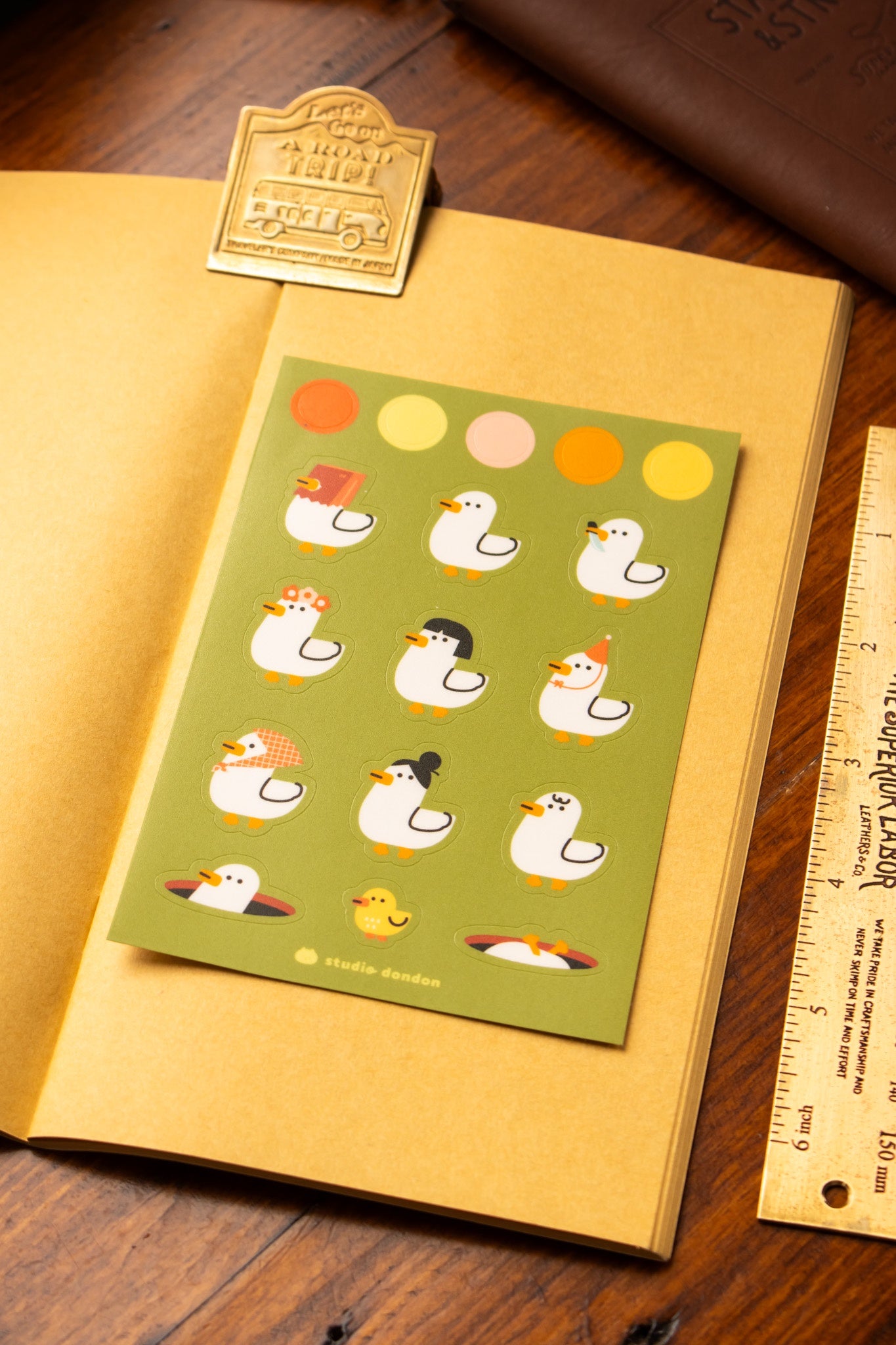 Sticker Sheet: Cute Ducks