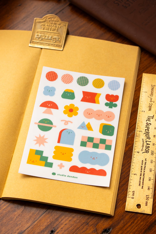 Sticker Sheet: Cute Shapes #2