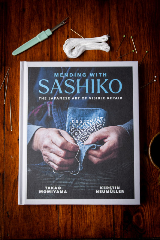 Mending with Sashiko