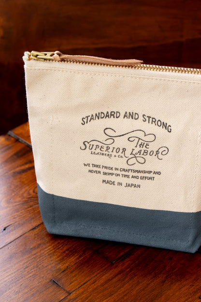 Engineer Pouch #02 Long - Blue Grey