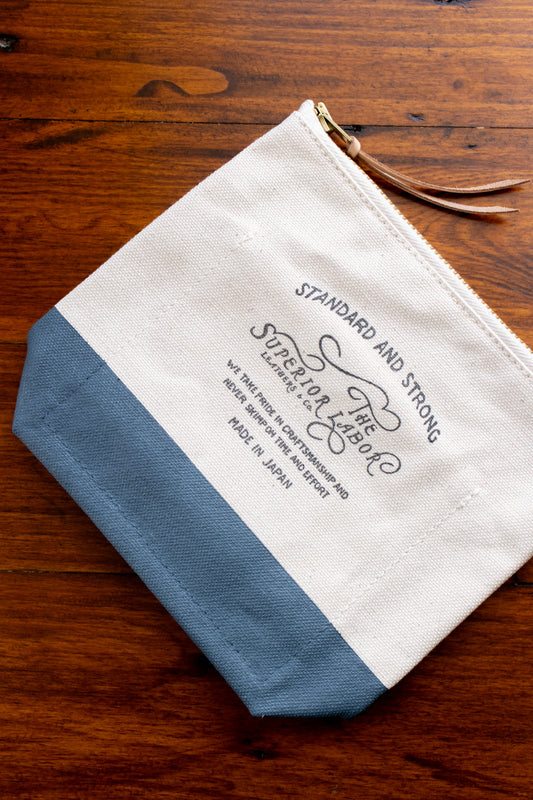 Engineer Pouch #02 Long - Blue Grey